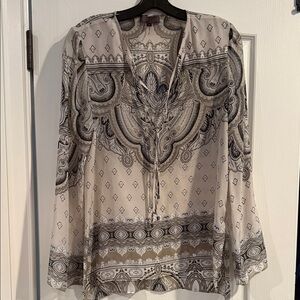 Elegant Paisley Women's Top